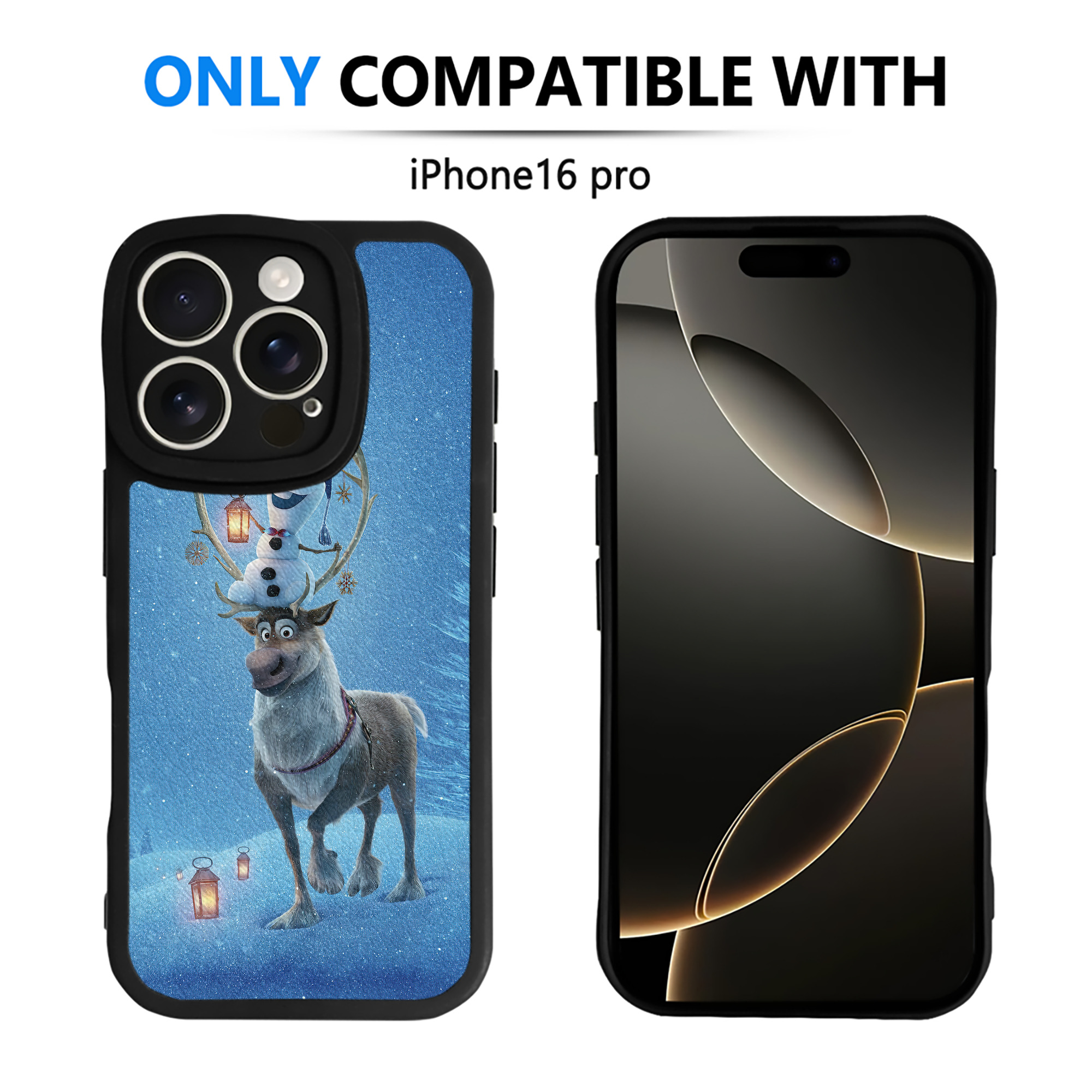 （画像用） アナと雪の女王 アンナ エルサ Frozen Anna Elsa 【iPhone 16シリーズ対応】シリコンスマホケース（レザー調） 材質：シリコン